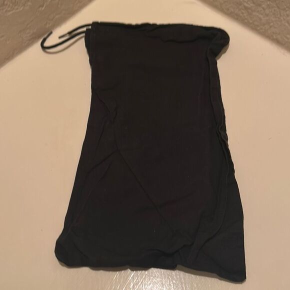 Chanel Drawstring Top Dustbag Black Cloth Gift Bag Storage Travel Rectangle - Picture 4 of 7